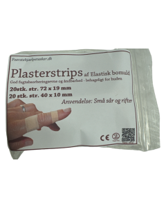 Plasterstrips ass. 40 stk. - Elastisk bomuld